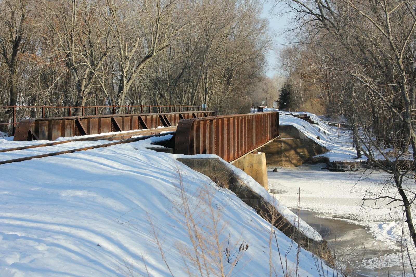 Looking north